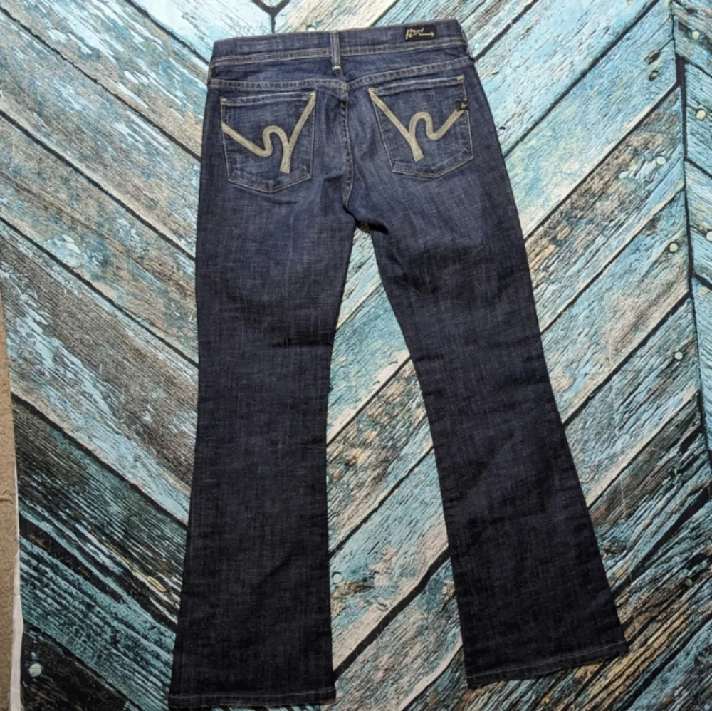 Citizens of Humanity Y2K Boho Size 27 Ingrid #002 Low Rise Flare Blue Jeans - Picture 9 of 9